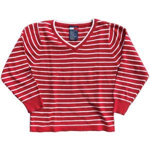 Tommy Hilfiger - red stripped sweater